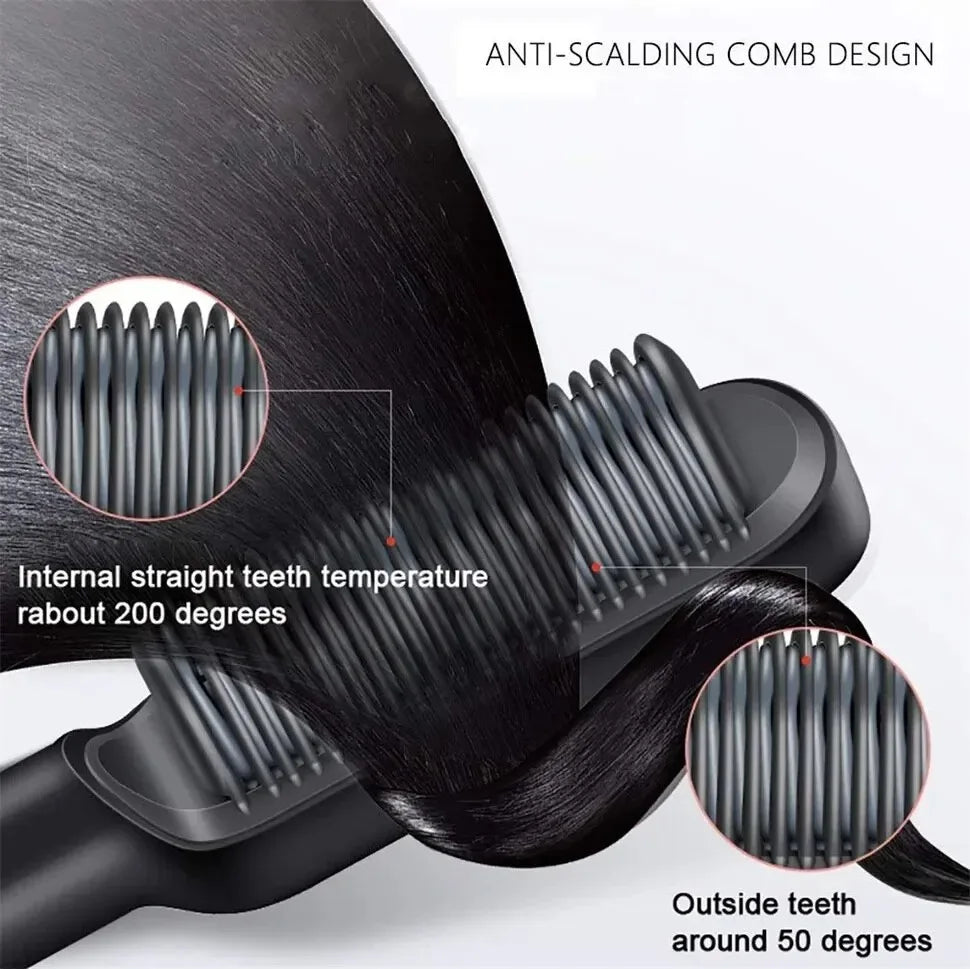 3-in-1 Pro Heated Hot Comb β Quick & Efficient Styling